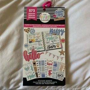 The Happy Planner Paper Glitter Stickers